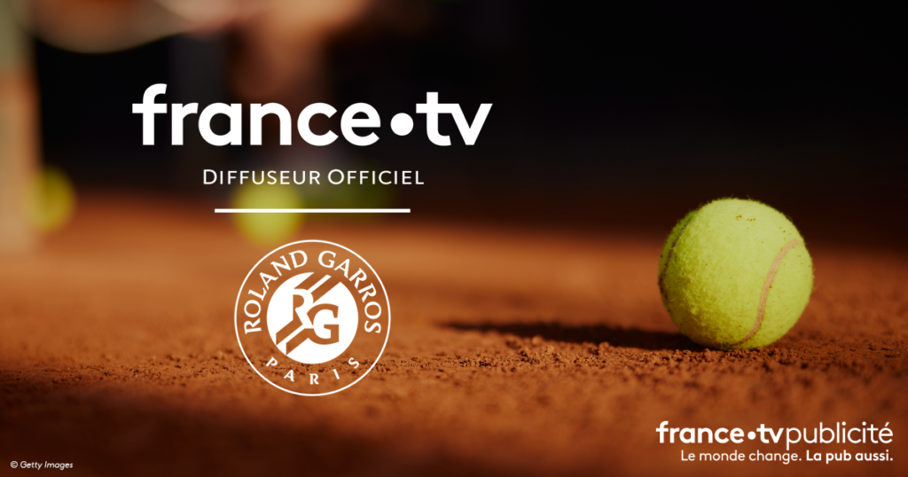 5 sponsors au tableau de RolandGarros 2023 France•TV Publicité